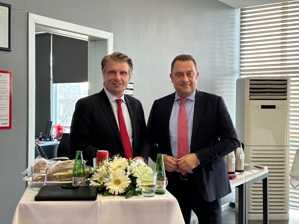 Alman Federal Meclisi Üyesi Thomas Bareiß, CEO Bülent Akgöl ile Görüştü
